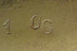 Numéro de lot d'acier. Numéro de lot d'acier.