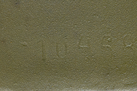 Numéro de lot d'acier. Numéro de lot d'acier.