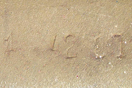 Numéro de lot d'acier. Numéro de lot d'acier.