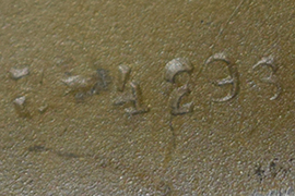 Numéro de lot d'acier. Numéro de lot d'acier.