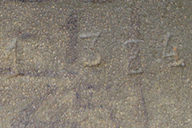 Numéro de lot d'acier. Numéro de lot d'acier.