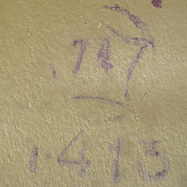 Numéro d'atelier et tampon de réception. Numéro d'atelier et tampon de réception.