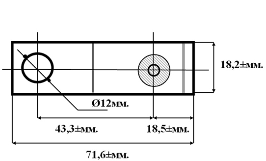 Dimension support jugulaire.