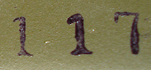 Numéro d'atelier. Numéro d'atelier.