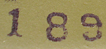 Numéro d'atelier. Numéro d'atelier.