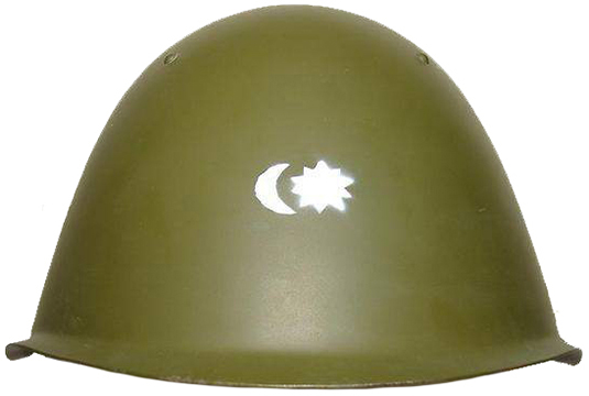 Casque utilisé par les forces armées azerbaïdjanaises. Casque utilisé par les forces armées azerbaïdjanaises.