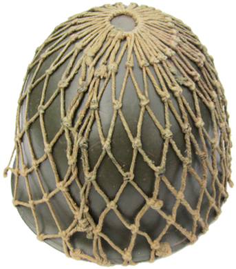 Filet de camouflage en chanvre.