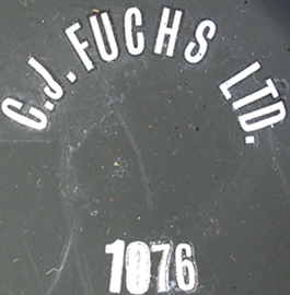 Fabrication de 1976 : marquage transfert.