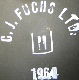 Fabrication de 1964 : marquage peinture.