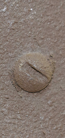 Tête de vis. Tête de vis.