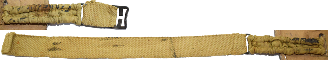 Jugulaire type Mark II, partie longue et courte. Extrémité jugulaire.