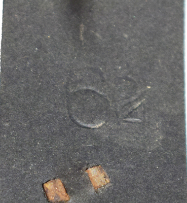 Marquage taille arceau 6¾. Marquage taille arceau 6¾.