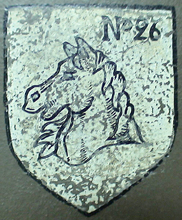 26ème de cavalerie (insigne non officiel). 26ème de cavalerie (insigne non officiel).