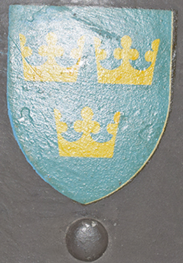 Nationalitetsbeteckning m/42 för hjälm. Nationalitetsbeteckning m/42 för hjälm.