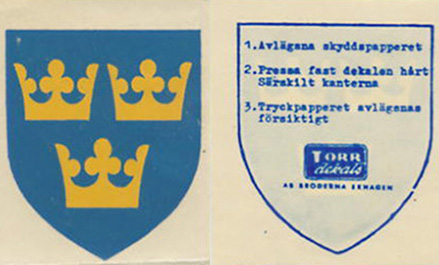 D&eacute;calcomanie non utilis&eacute;e.