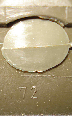 Taille bombe sur armature. Taille bombe sur armature.