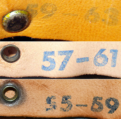 Différents marquages taille. Différents marquages taille.