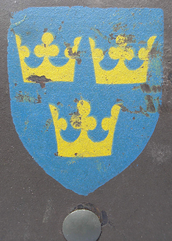 Insigne peint durant la période 1940/41 (exemplaire reconditionné). Insigne peint durant la période 1940/41 (exemplaire reconditionné).