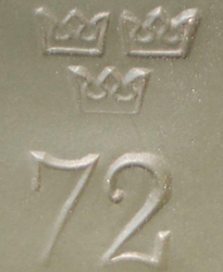 3 couronnes, taille 72.