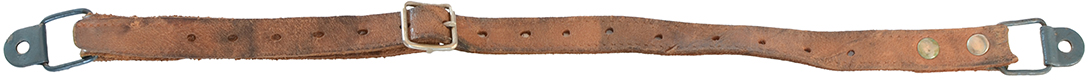Jugulaire en cuir type modèle 37. Jugulaire en cuir type modèle 37.