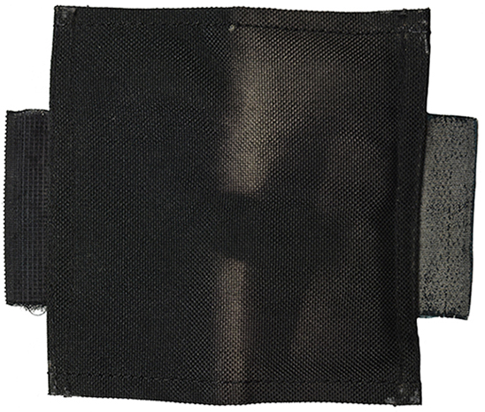 Doublure bande nuquière, envers/revers.