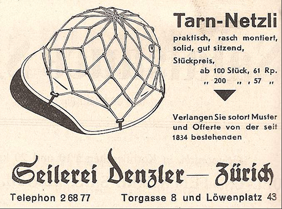 Filet pour Mle 40 avec crochets. Filet pour Mle 40.