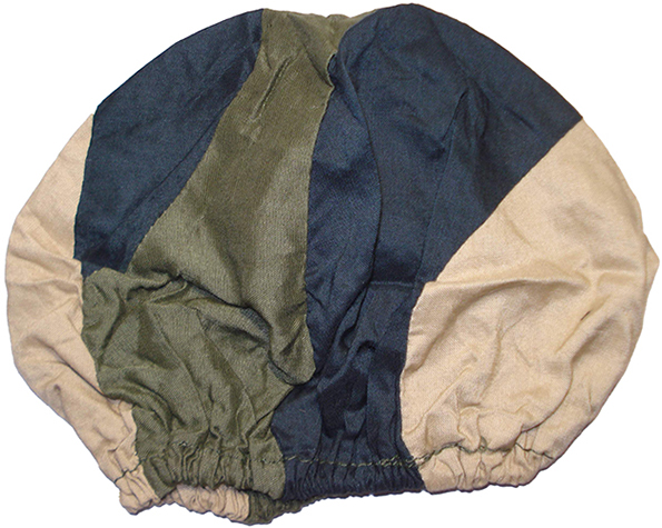 Vue à plat, envers. Vue à plat, envers.