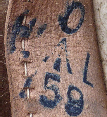 Marquage 1942 et tampon du War Department correspondant.