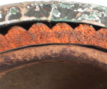 Périphérie en mousse de caoutchouc.