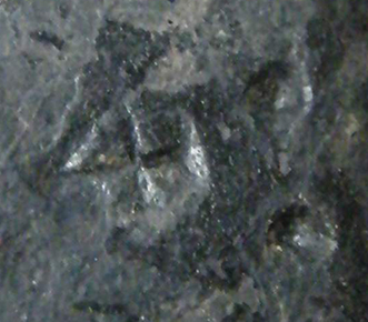 Marquage fond de bombe.