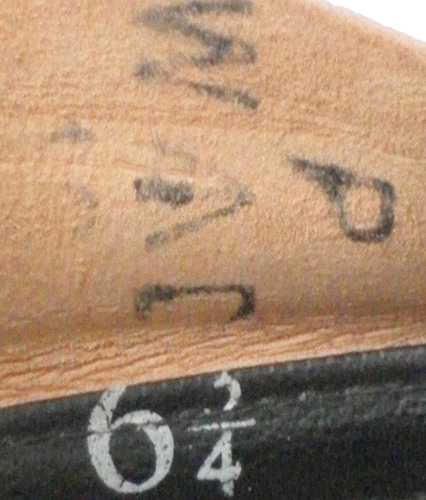 Tampon du War Department et marquage taille.