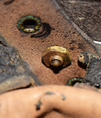 Détail point de fixation. Détail point de fixation.