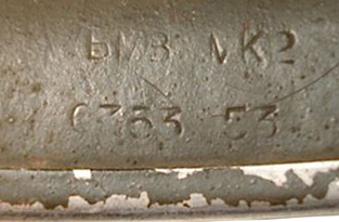 Marquage BMB MK2, 1953.