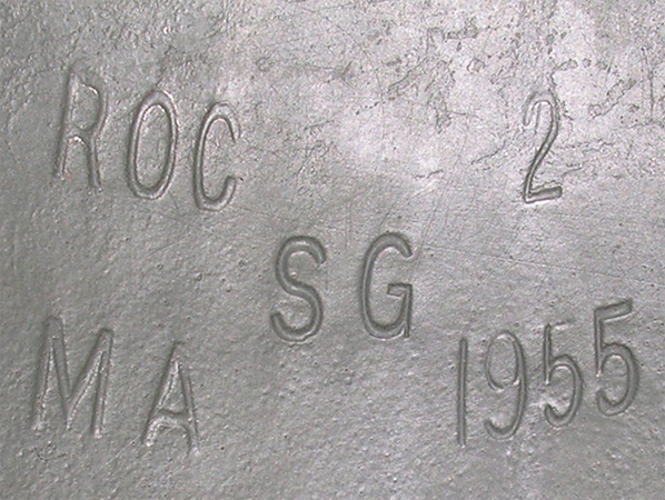 Fabrication RO & Co 1955.