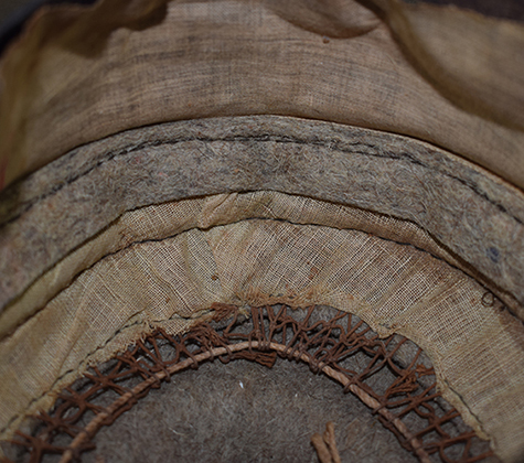 Jointure toile cirée. Jointure toile cirée.