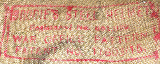 Marquage tamponnée à l'encre rouge, probablement uniquement pour les fabrications Army & Navy Cooperative Society Ltd. Marquage tamponnée à l'encre rouge, probablement uniquement pour les fabrications Army & Navy Cooperative Society Ltd.