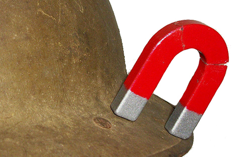 Exemple de coque magnétique. Exemple de coque magnétique.