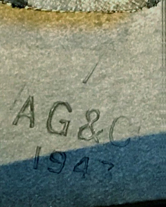 A G & Co 1943.