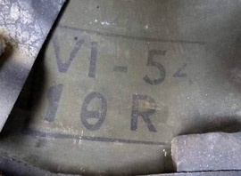 Autre tampon de 1954. Autre tampon de 1954