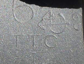 Marquage de contrôle de qualité.