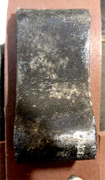 Tampon latéral d'arceau vu de face. Tampon latéral d'arceau vu de face.