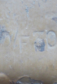 Marquage coque Mark I. Marquage coque Mark I.