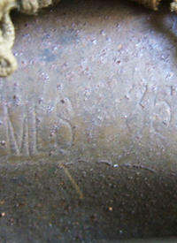 Marquage coque Mark I. Marquage coque Mark I.