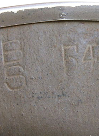 Marquage coque Mark I. Marquage coque Mark I.