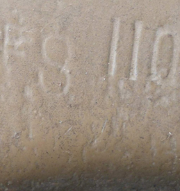 Marquage coque Mark I. Marquage coque Mark I.