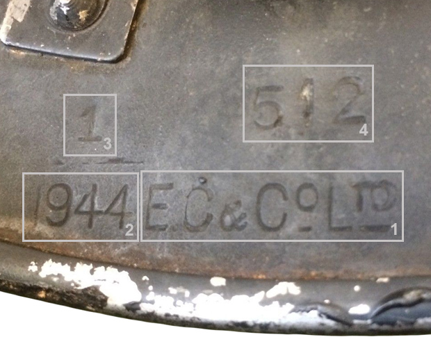 Marquages du fabricant de coques. Marquages du fabricant de coques.