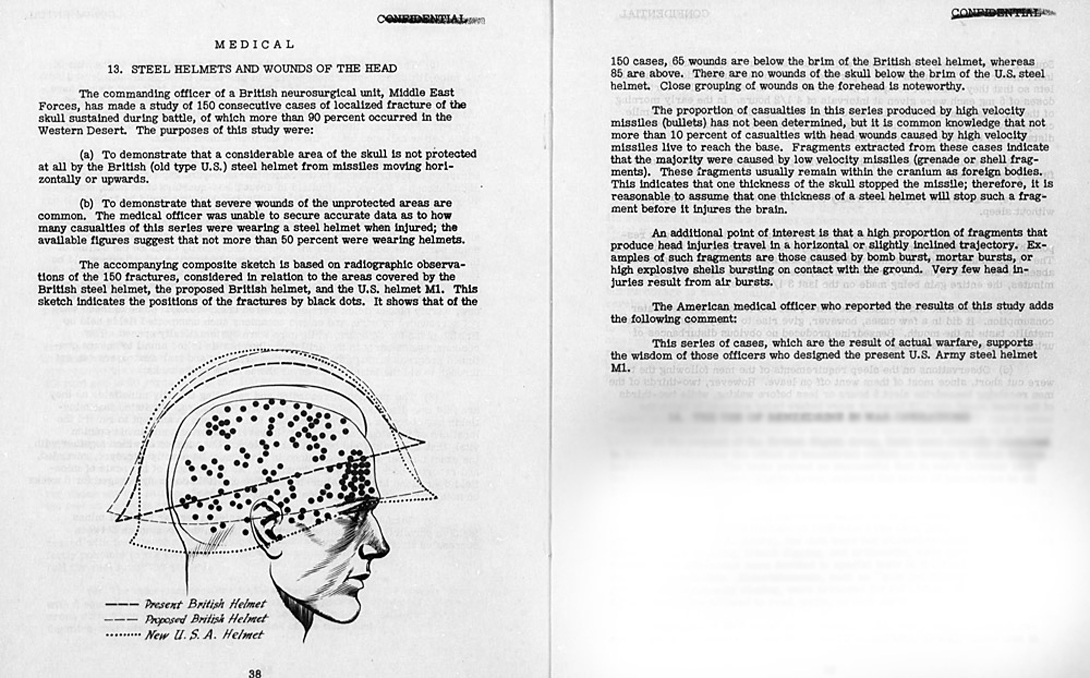 Rapport de comparaison des casques Mark II, Mark III et US M-1. Rapport de comparaison des casques Mark II, Mark III et US M-1.