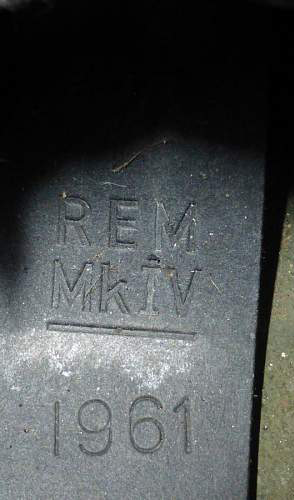 Fabrication REM 1961 (noter la référence MkIV).