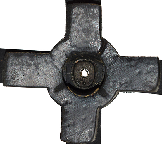 Tampon amortisseur cruciforme avec pression lift the dot.