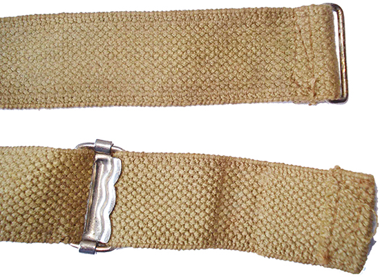 Détails de la boucle coulissante et fixe.